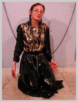  Golden oil, black dress... featuring Lady Jasmine, of Saturation Hall 