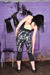 view details of set gm-2g027, Honeysuckle fills her spandex Yoga suit with green and purple gunge!