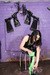 view details of set gm-2g027, Honeysuckle fills her spandex Yoga suit with green and purple gunge!