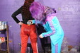 Tracksuit Card Game Messy Mayhem view details of set gm-4f029, Honeysuckle and Lady Jennifer must obey the cards' messy fates
