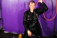 view details of set gm-4h020, Isabeau hoses herself down in a black boilersuit